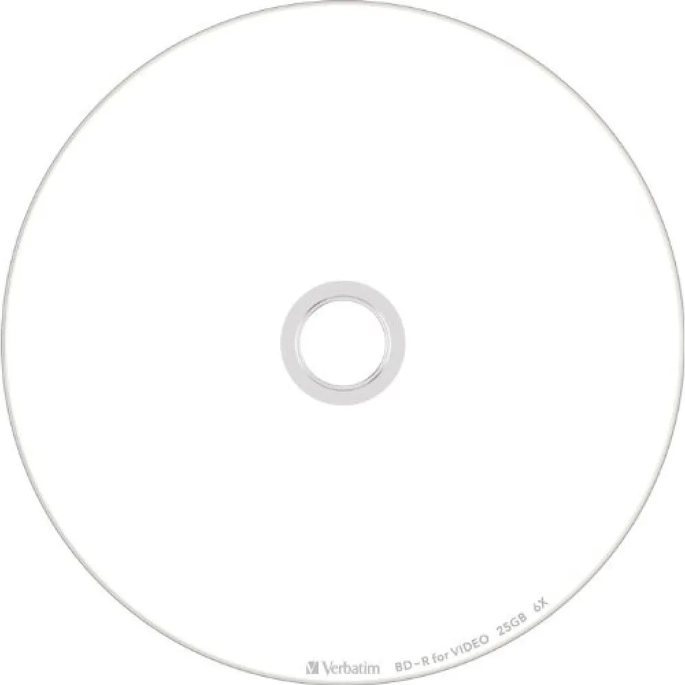 Verbatim Japan Verbatim Verbatim once recorded for a Blu-ray disc BD-R 25GB  50 sheets white printable single-sided, single-layer 1-6 speed VBR130RP50V4  - want.jp
