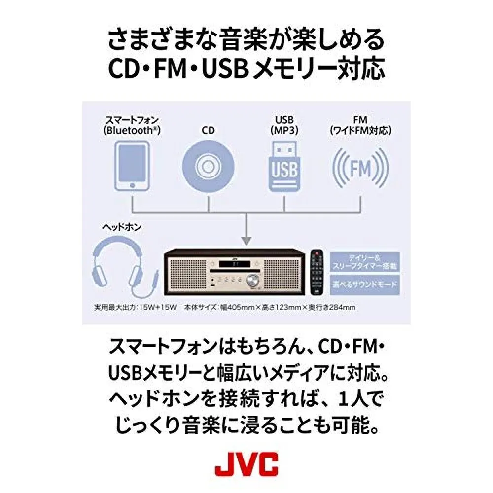 JVC KENWOOD JVC Bluetooth compatible compact component system JVC NX-W30 - want.jp JVC KENWOOD JVC Bluetooth compatible compact component system JVC NX-W30 - want.jp