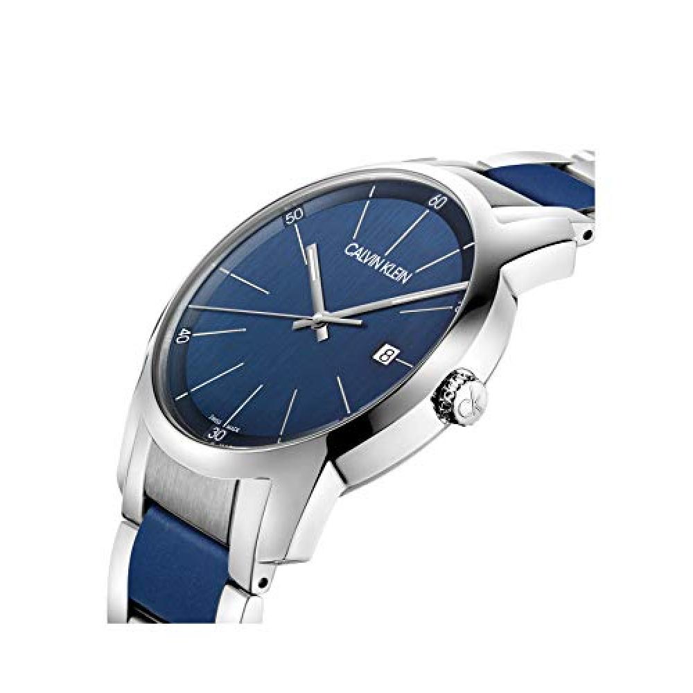 CALVIN KLEIN CALVIN KLEIN watch City (City) 3 needle silver × blue