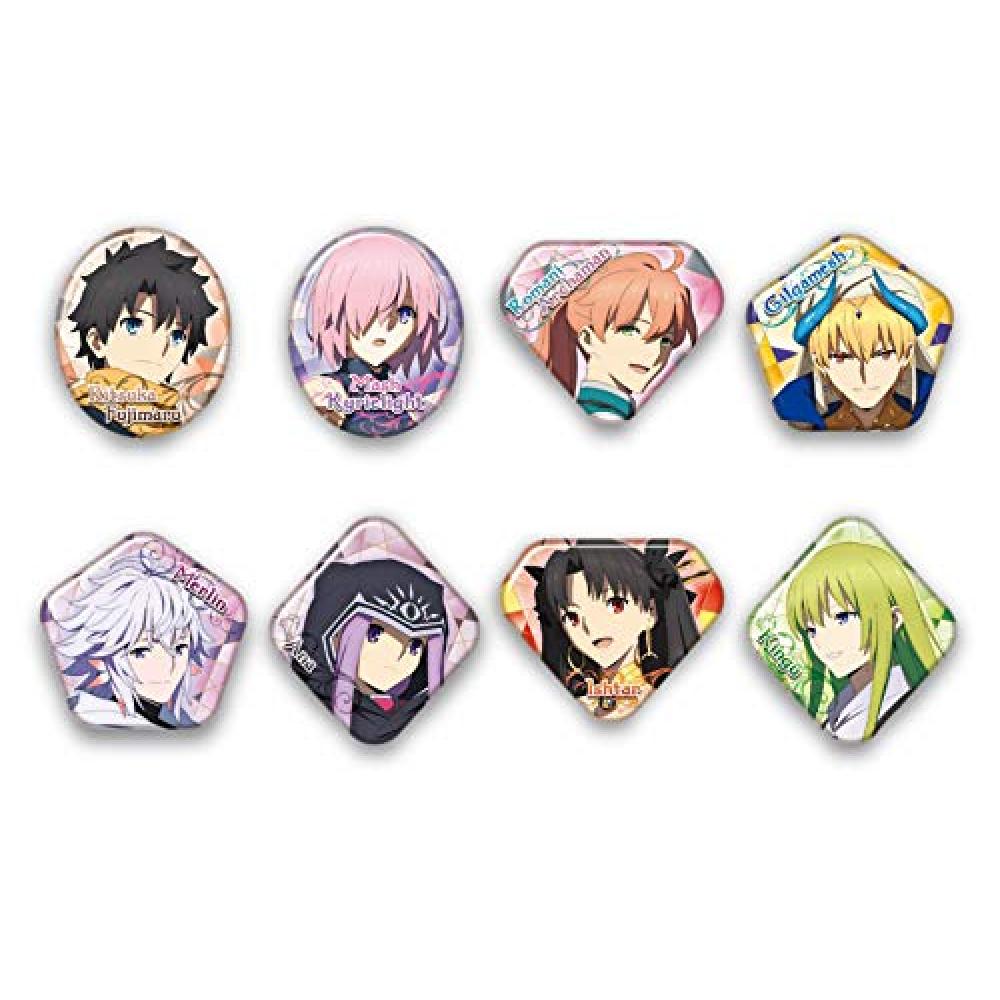 Fate / Grand Order - Absolute Demonic Front: Babylonia Gem cut cans badge BOX products 1BOX = 8 pieces, all eight