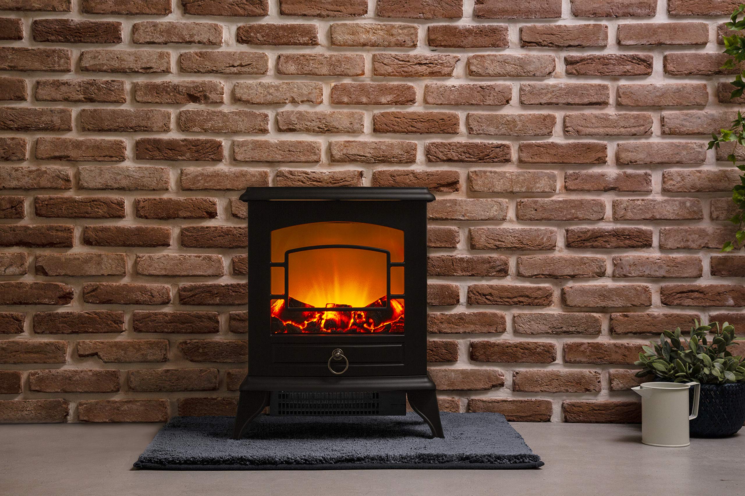 Three Up Three Up Nostalgia Fireplace Type Heater Black Ch T1840bk Want Jp