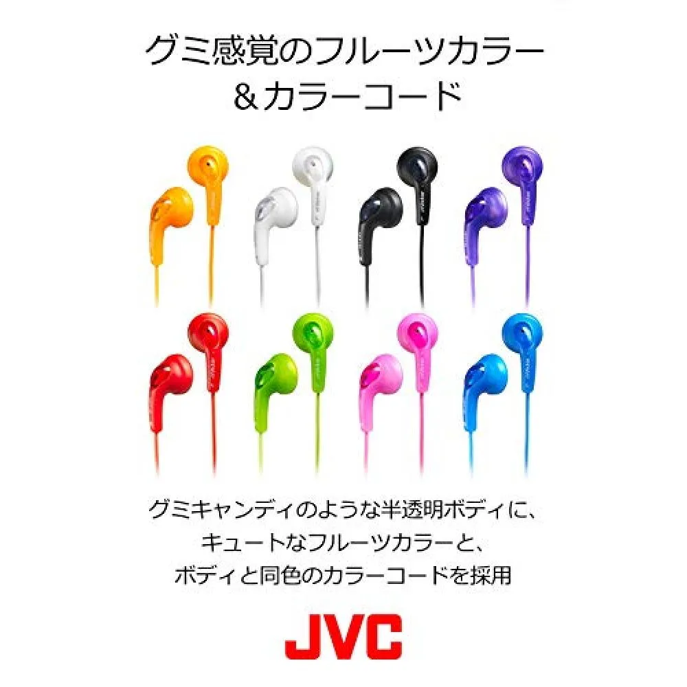 Jvc Kenwood Jvc Hp F140 B Gumihon Stereo Mini Earphones Black Want Jp
