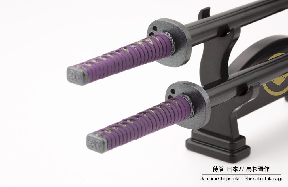Kotobukiya Kotobukiya Samurai Chopsticks Japanese Sword Shinsaku Takasugi Sword Stand Type Chopstick Rest Included Want Jp