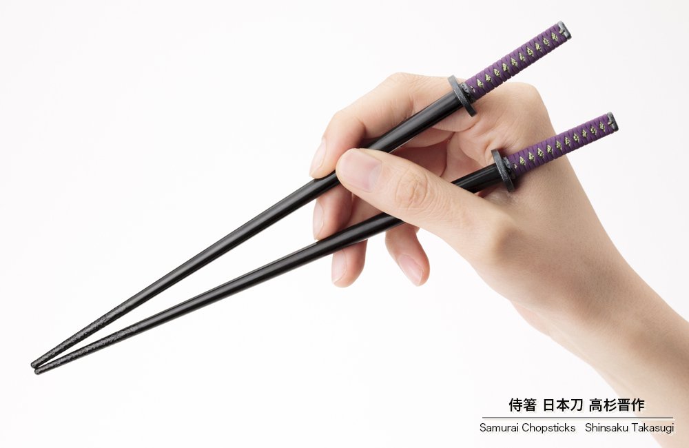 Kotobukiya Kotobukiya Samurai Chopsticks Japanese Sword Shinsaku Takasugi Sword Stand Type Chopstick Rest Included Want Jp