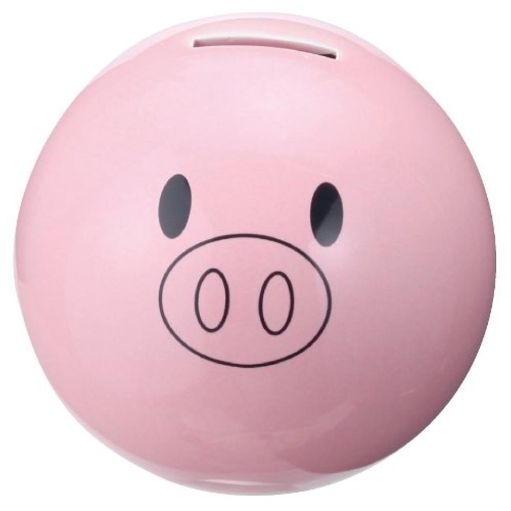 San Art cute miscellaneous goods "round accumulate 100,000 yen" pig piggy bank SAN1838
