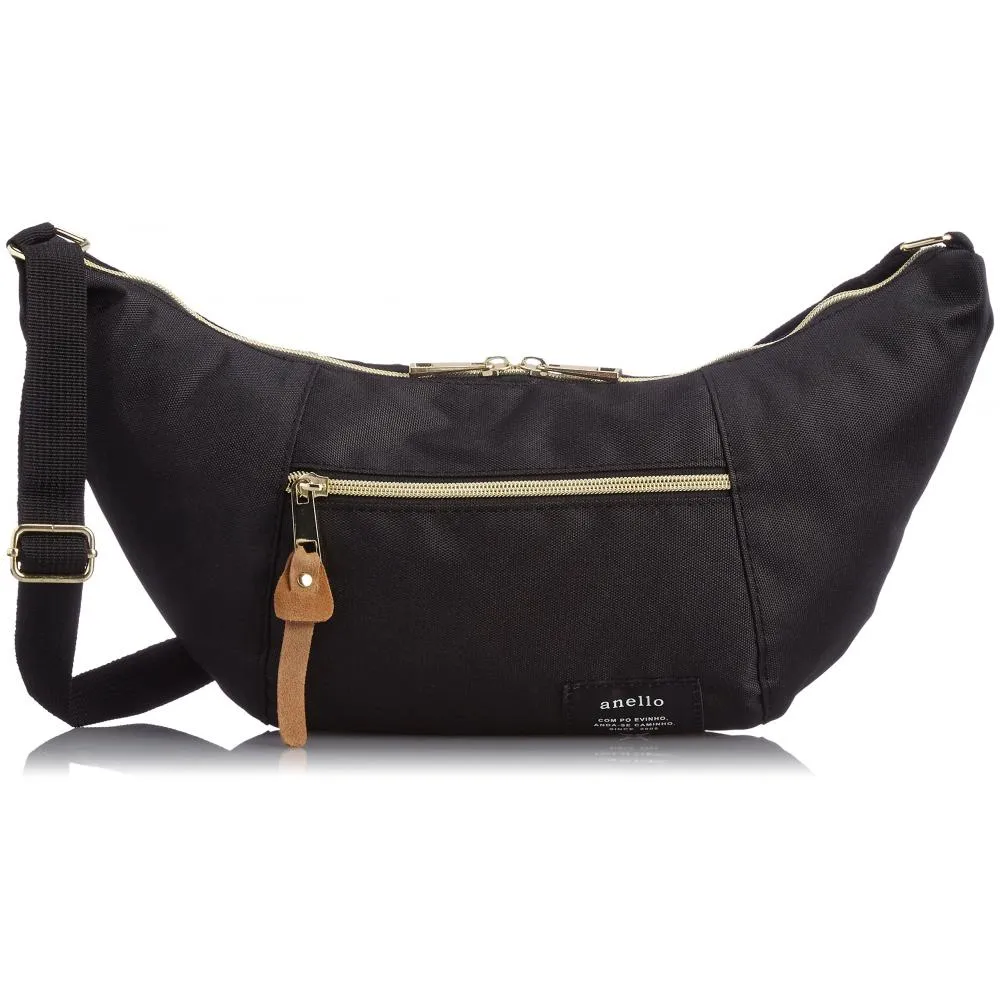 anello Anero Banana Shoulder Bag CROSS BOTTLE AT B0192 Black One