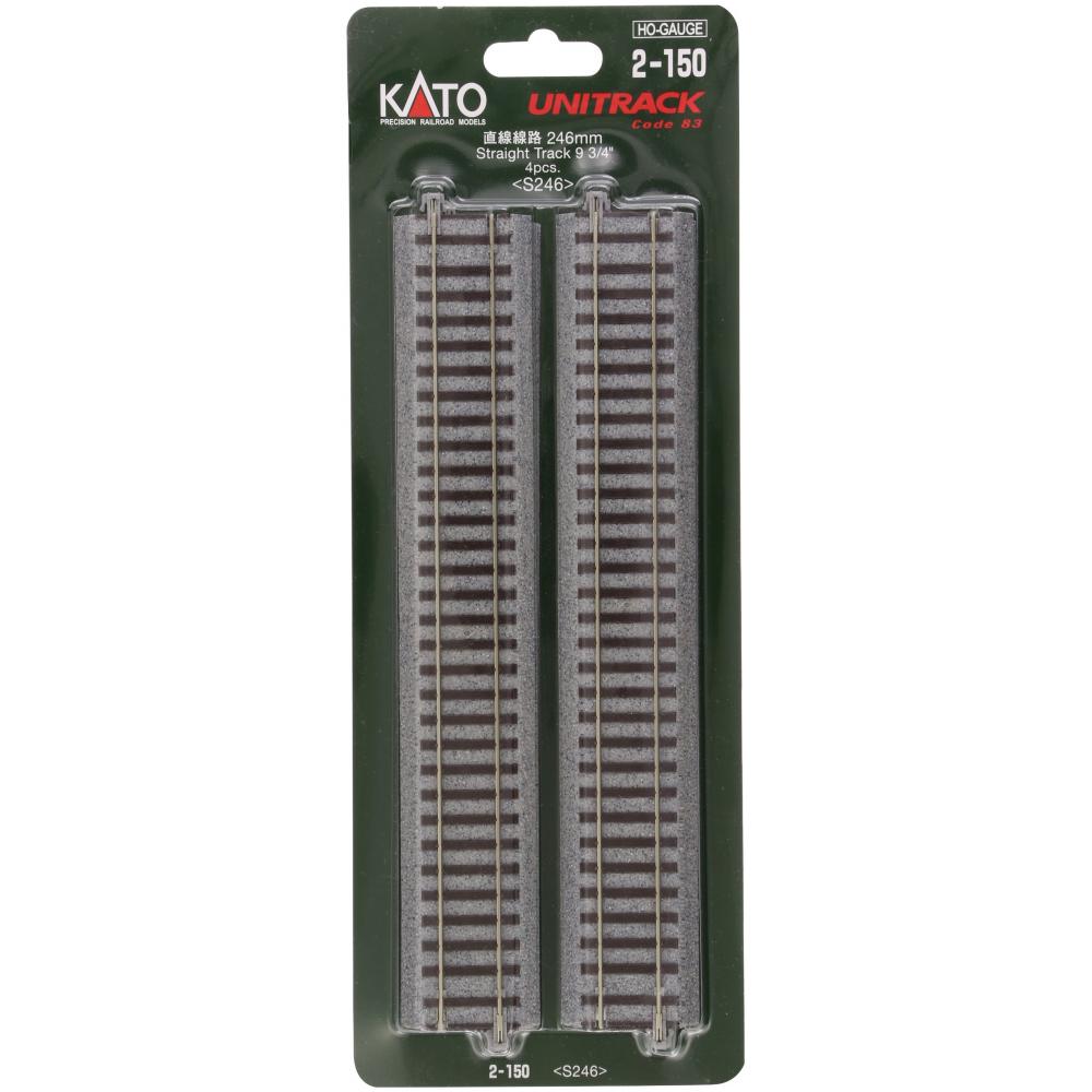 KATO KATO HO gauge straight line 246mm 4 pieces 2150 model railroad supplies want.jp