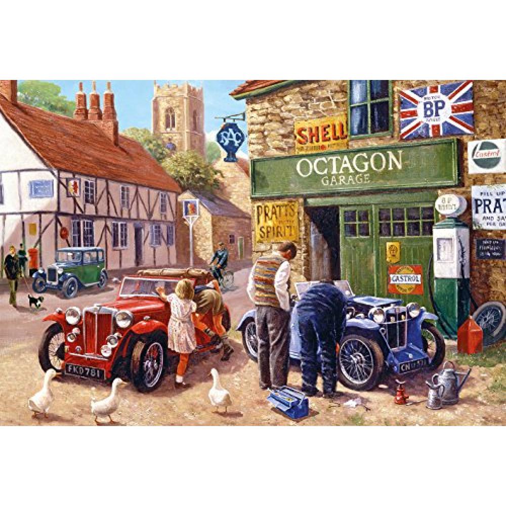 Gibsons Jigsaw Puzzle 500 Piece Octagon Garage