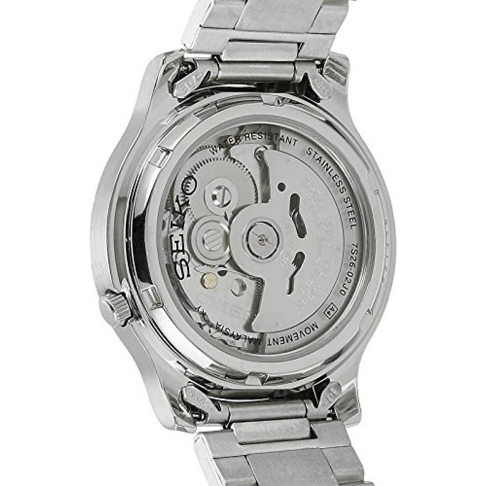 seiko 5 men's snk793 automatic stainless steel watch with blue dial