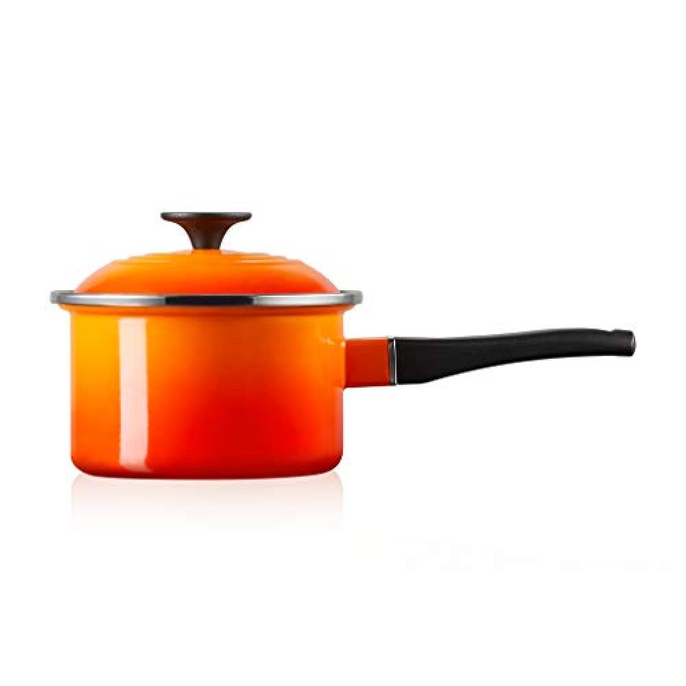 Le Creuset Le Creuset Enamel Pan EOS Saucepan 16 cm Orange want.jp