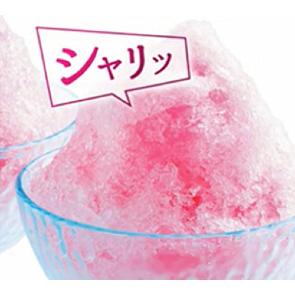 PEARL METAL Shaved ice machine Fluffy shaved ice machine Strawberry made in Japan Easy with a