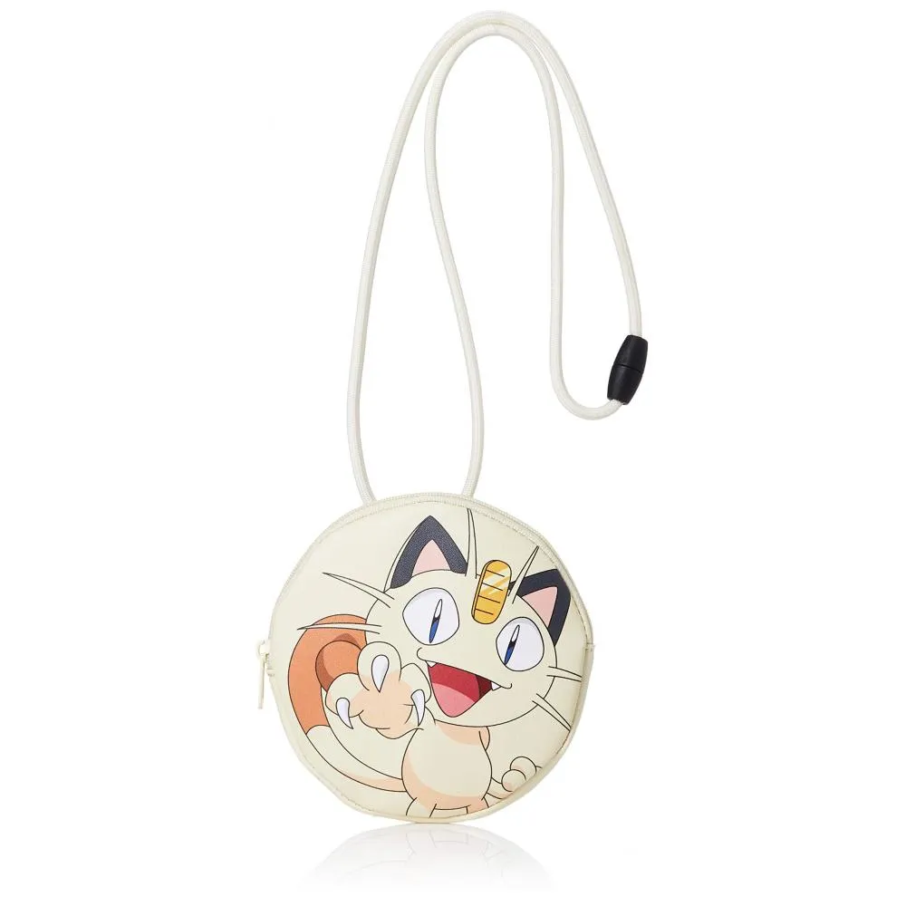 Pokemon Pokemon Pokemon Pocket Monster Neck Purse Pkm 406b Pkm Meowth Pkm 411 Want Jp