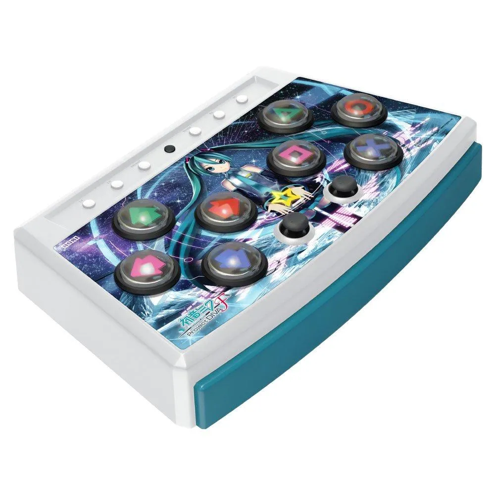 Hori Hatsune Miku Project Diva F Dedicated Mini Controller White Ver Bonus Original Cleaning Cloth Included Want Jp