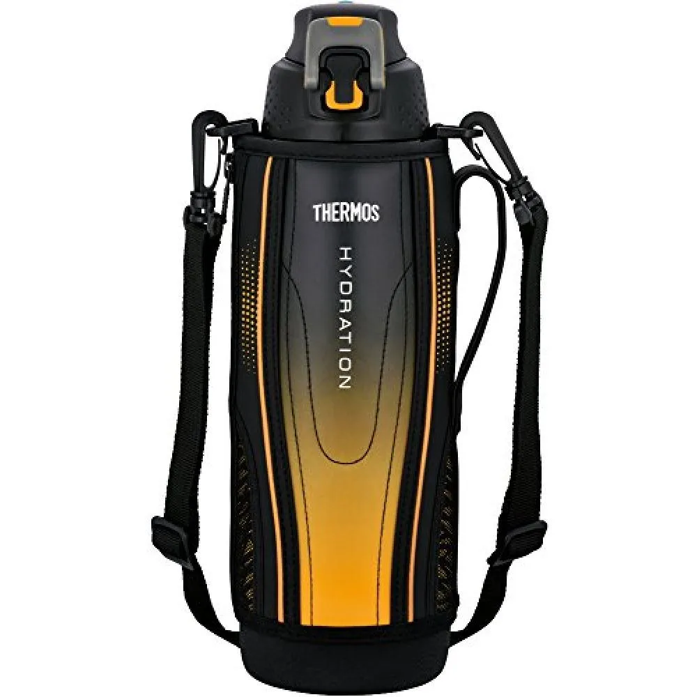 Thermos Thermos Water Bottle Vacuum Insulation Sports Bottle One Touch Open Type 1 5l Black Gradation Ffz 1502f Bk G Want Jp