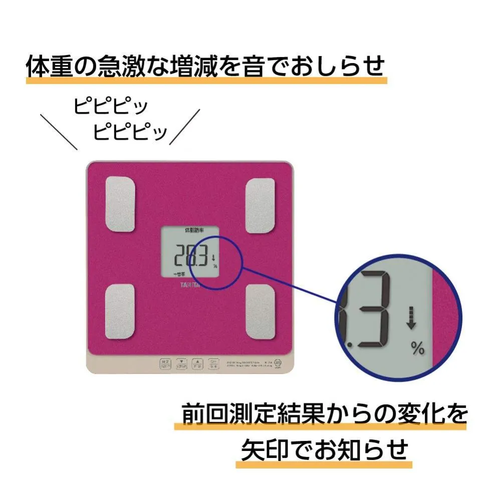 Tanita Tanita Body Composition Monitor Bc 758 Pk Rose Pink Easy Measurement With The Riding Pita Function Measurement Support With The My Support Function Want Jp