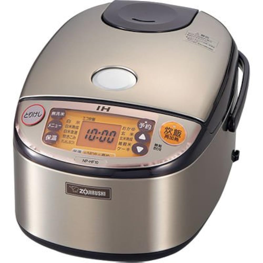 Zojirushi rice cooker IH formula 5.5 Go cook stainless NP-HF10-XA