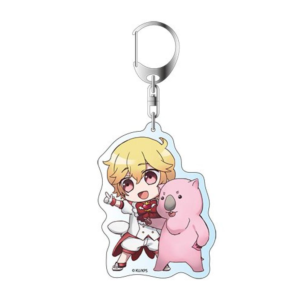 Chibidanzu handsome high school Earth Defense unit LOVE! LOVE! Yumoto and won the bat acrylic key chain