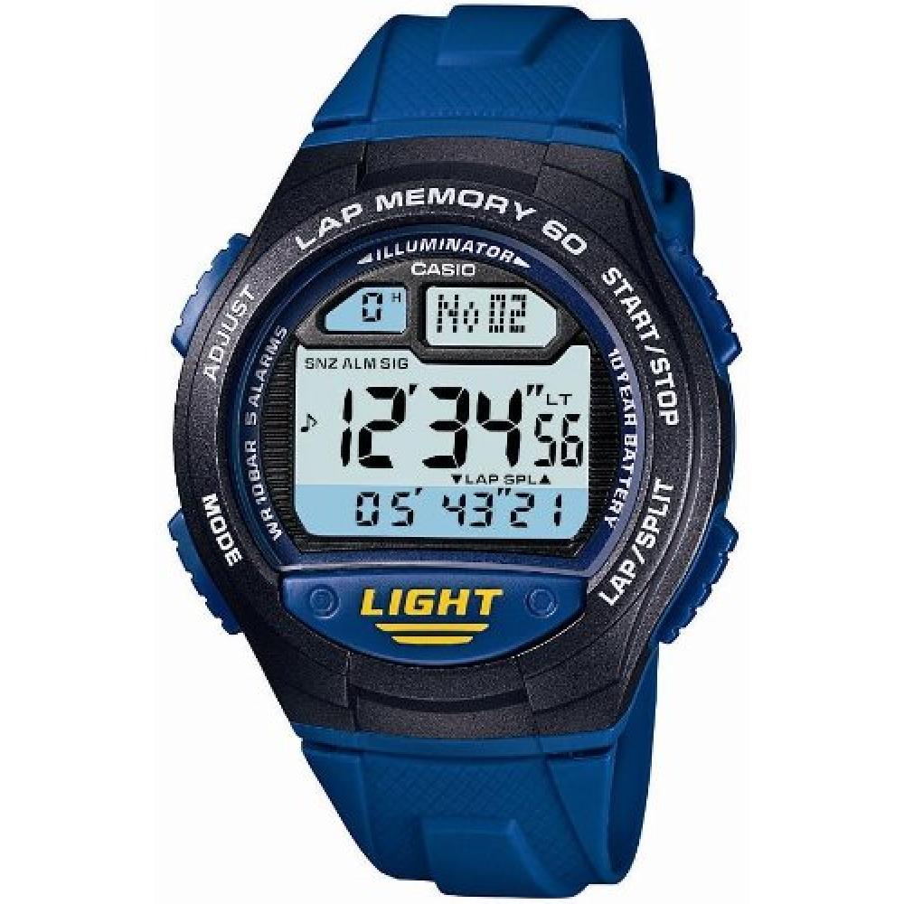 [Casio] Watch Sport Gear LAP MEMORY 60 W-734J-2AJF Blue