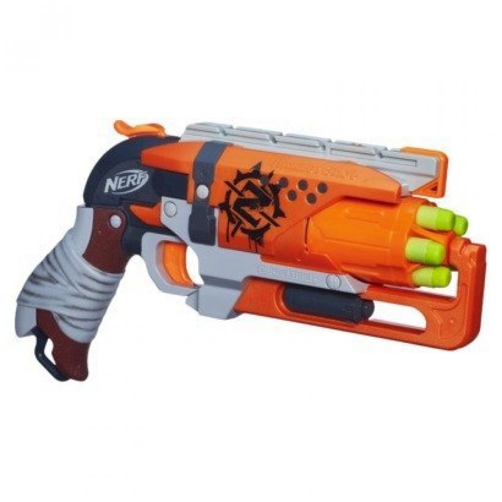 Nerf Nafu zombie strike hammer shot blaster orange trigger parallel imports