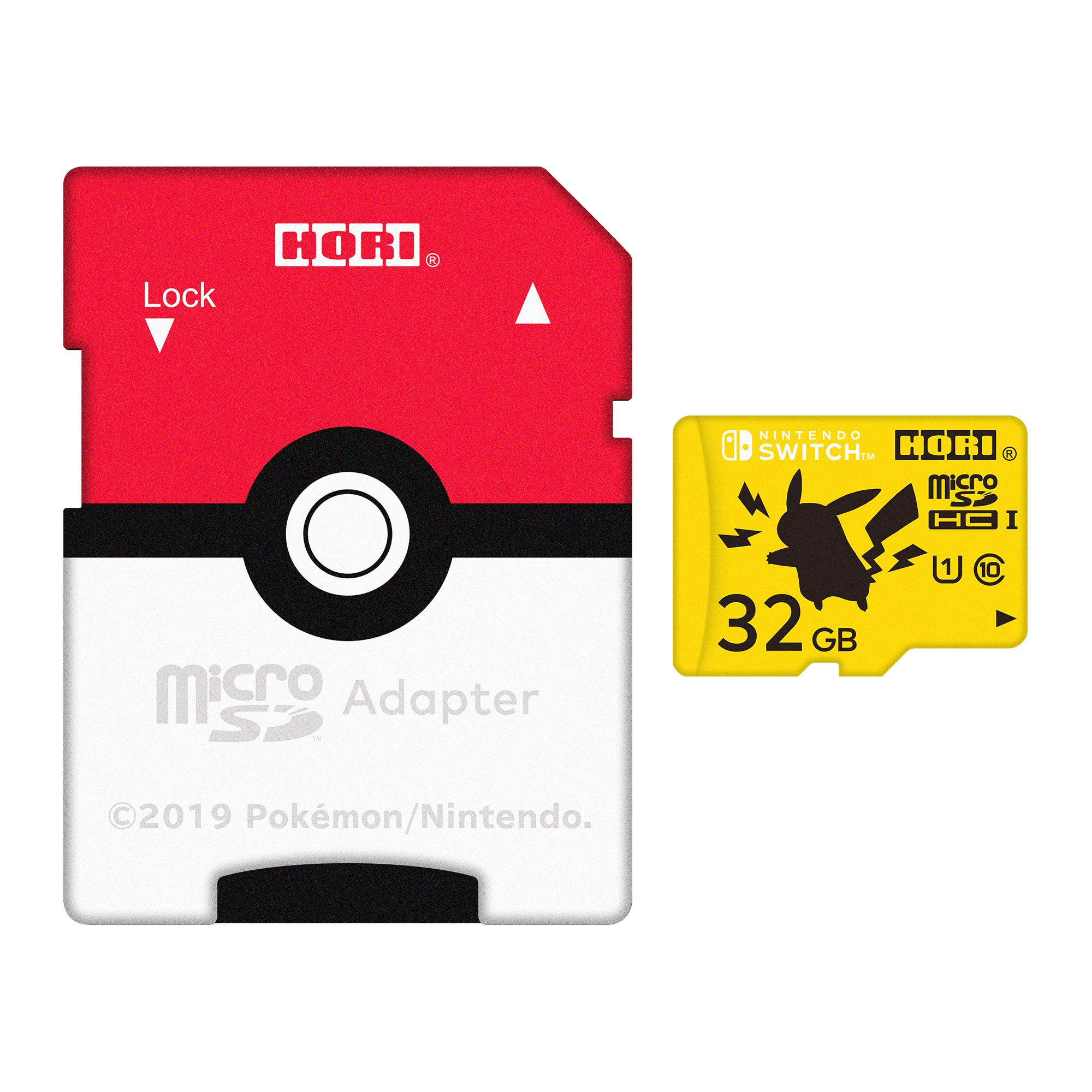 HORI [Nintendo licensed product] Pokemon microSD card for Nintendo Switch  32GB Pikachu [Nintendo Switch compatible] - want.jp