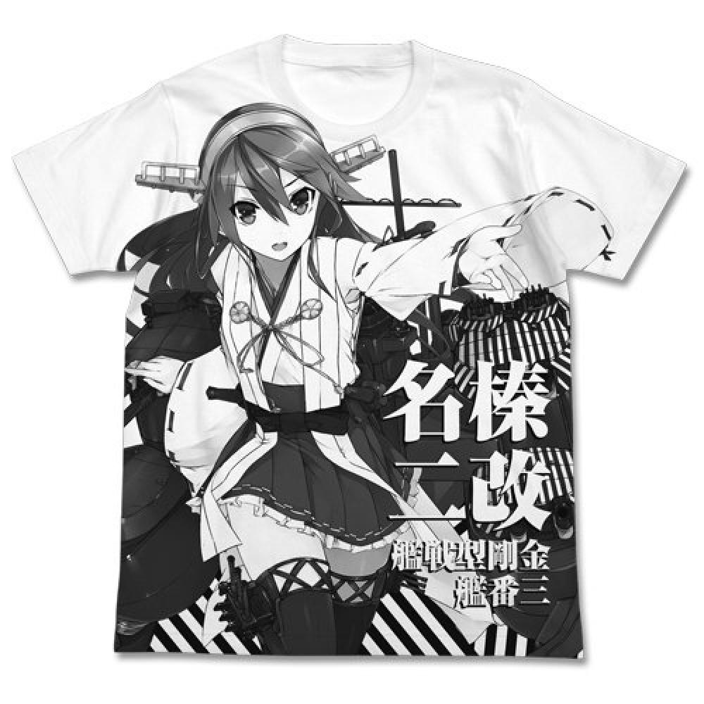 Fleet Collection - ship this - Haruna breaks Niort print T-shirt White L size