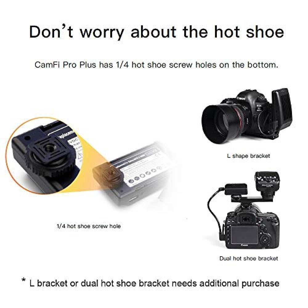 CamFi Display in CamFi Pro Plus wireless tethered shooting tool digital