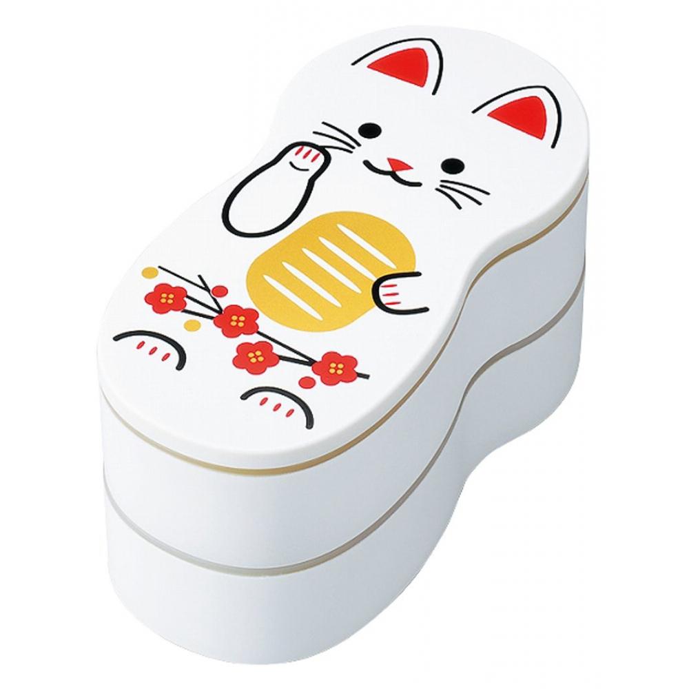 Tatsumiya Cats Doll Lunch Manekineko White Size: About W16 D8 H8 52629