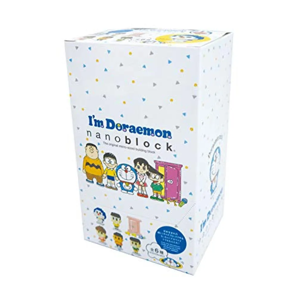 Kawada Nano Block I M Doraemon Doraemon Mini Box Nbmc 01 Box Products 1box 6 Pieces All Six Want Jp