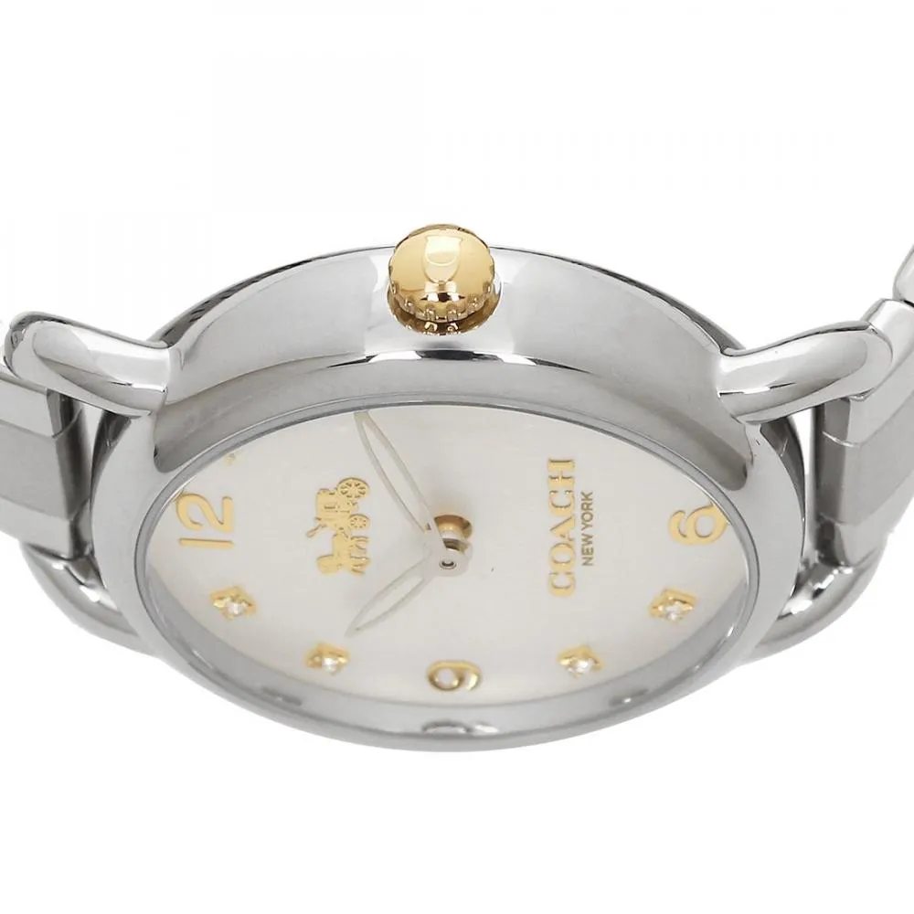 Coach Coach Watch Coach Delancey Gift Set Bangle Set With Charm Ladies Watch Watch Silver Want Jp