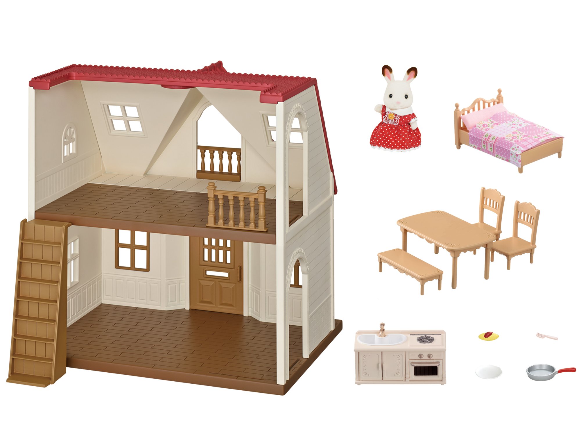 Дом sylvanian families дом с мансардой