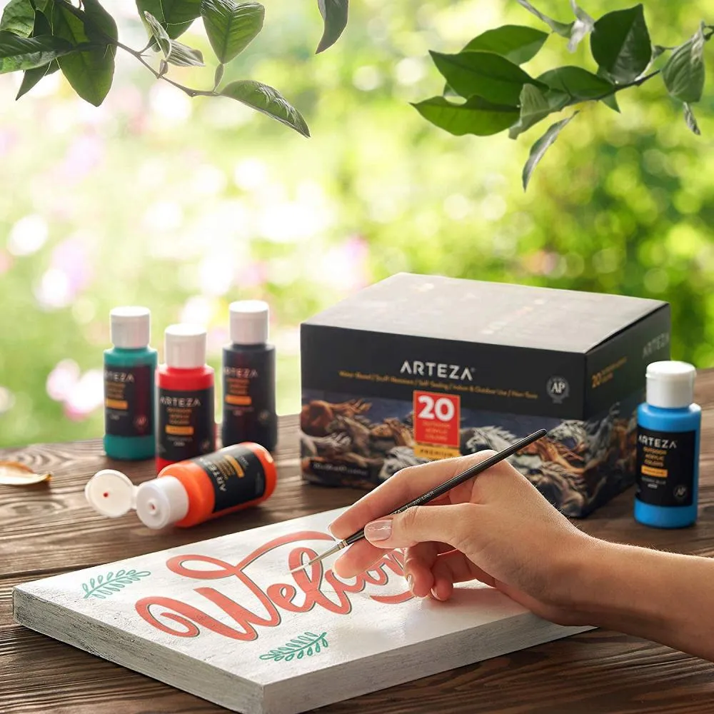 arteza leather paint