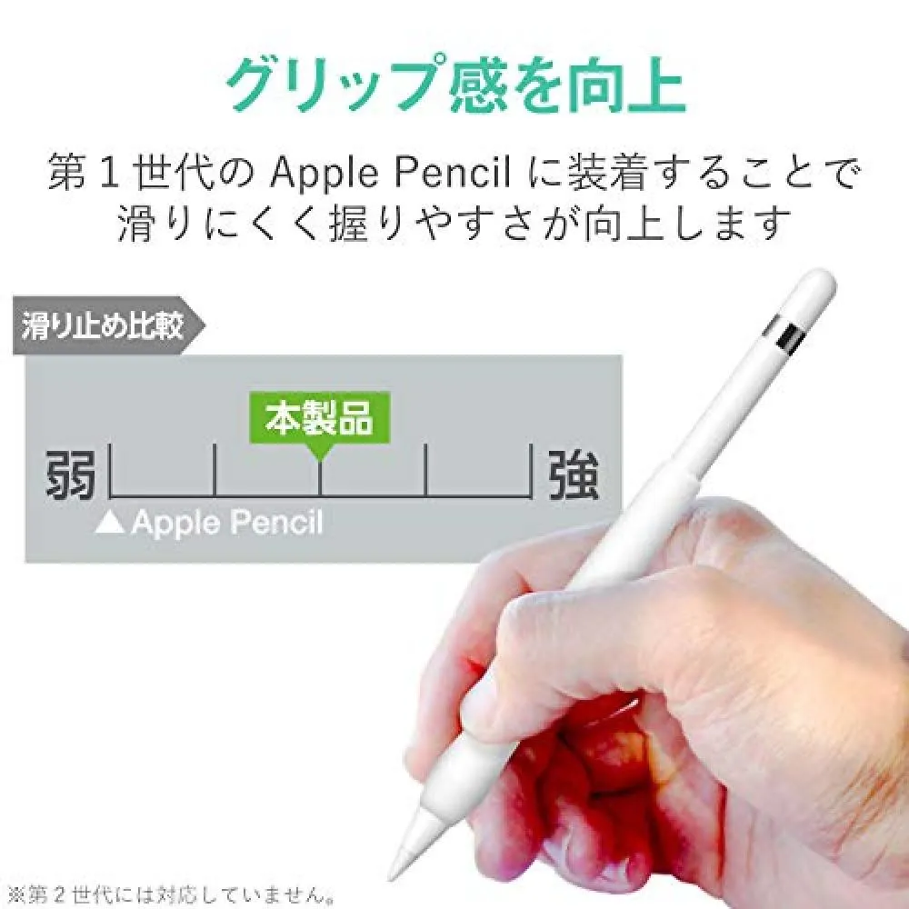 Elecom Elecom Apple Pencil First Generation Grip The Thick Type Pentabutyrate Style Grip Clear Tb Apegfwccr Want Jp