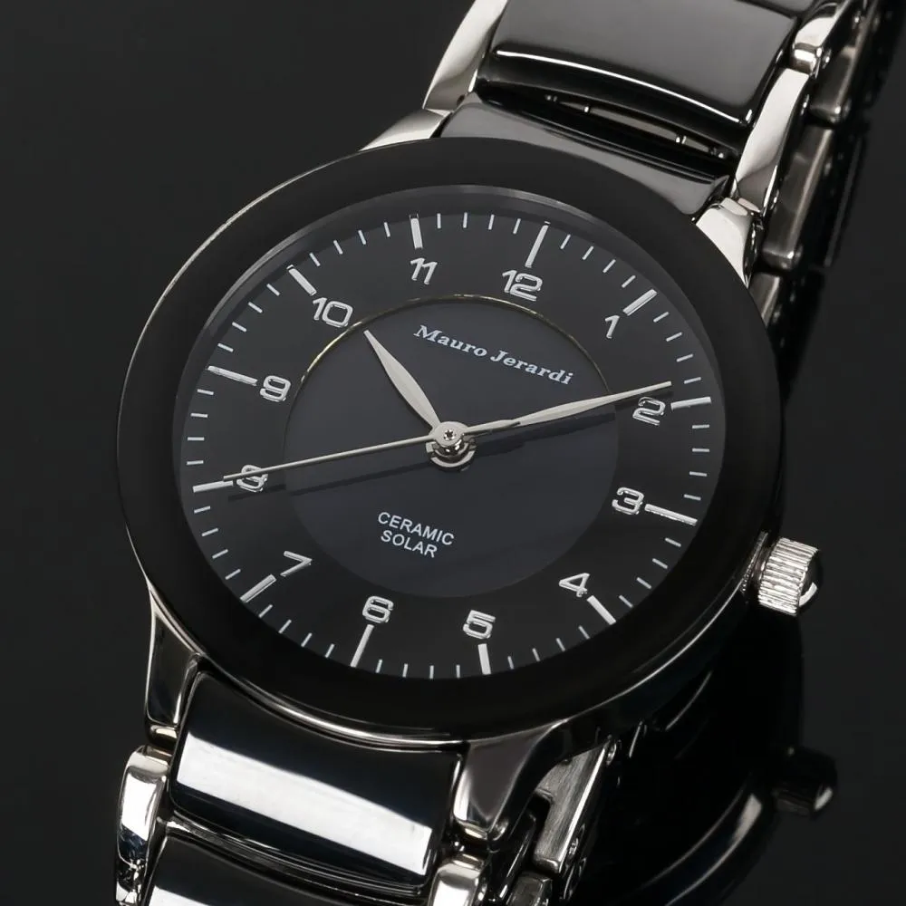 Mauro Jerardi Mauro Gerardi Watch Solar Ceramic Mj044 2 Black Want Jp