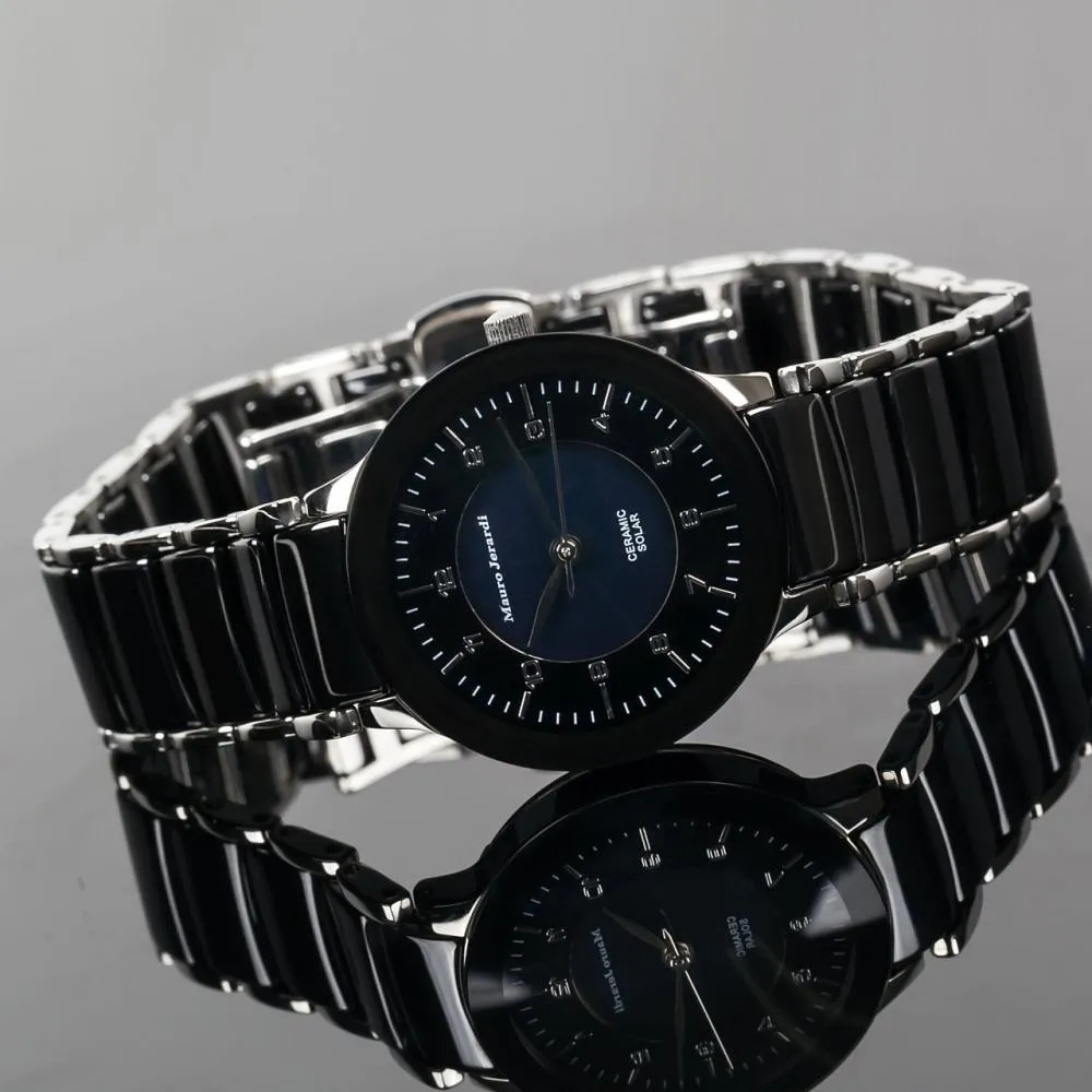 Mauro Jerardi Mauro Gerardi Watch Solar Ceramic Mj044 2 Black Want Jp