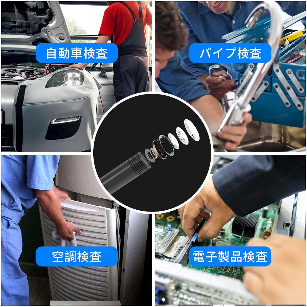 TIGA USB Endoscope Camera TIGA Fiberscope 1200P 2MP Microscope 8 LEDs