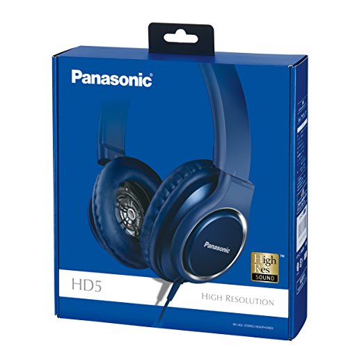 Panasonic Panasonic sealed headphone high res sound source compatible blue  RP-HD5-A - want.jp