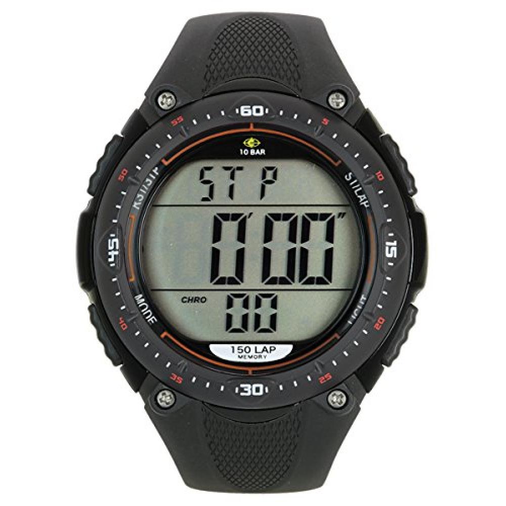 J-AXIS watch Saibito 10 ATM water resistant 150 Lap running sports CST-02-BK Men's