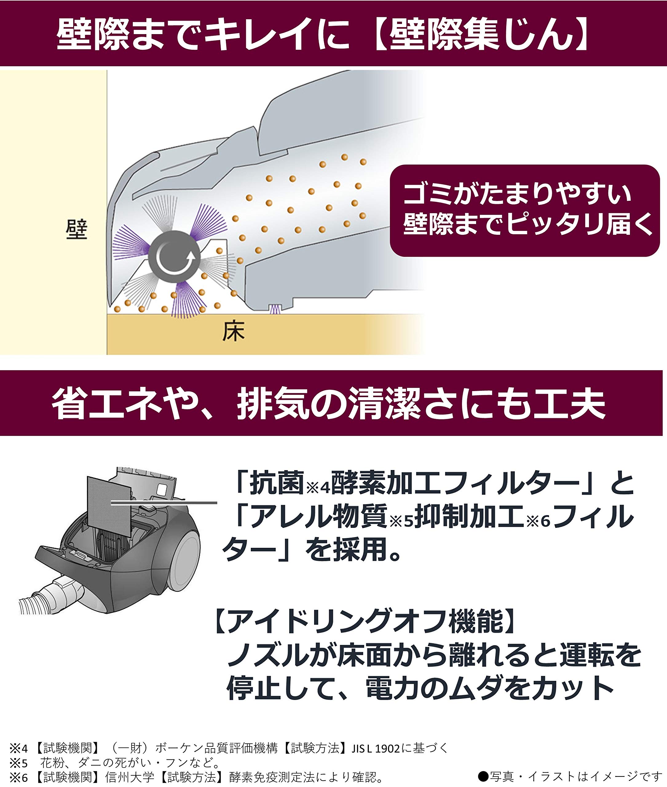 Panasonic Panasonic Paper Pack Vacuum Cleaner Small And Light Power Nozzle Parent Child Nozzle Light Weight 2 7kg Champagne Gold Mc Pk21g N Want Jp