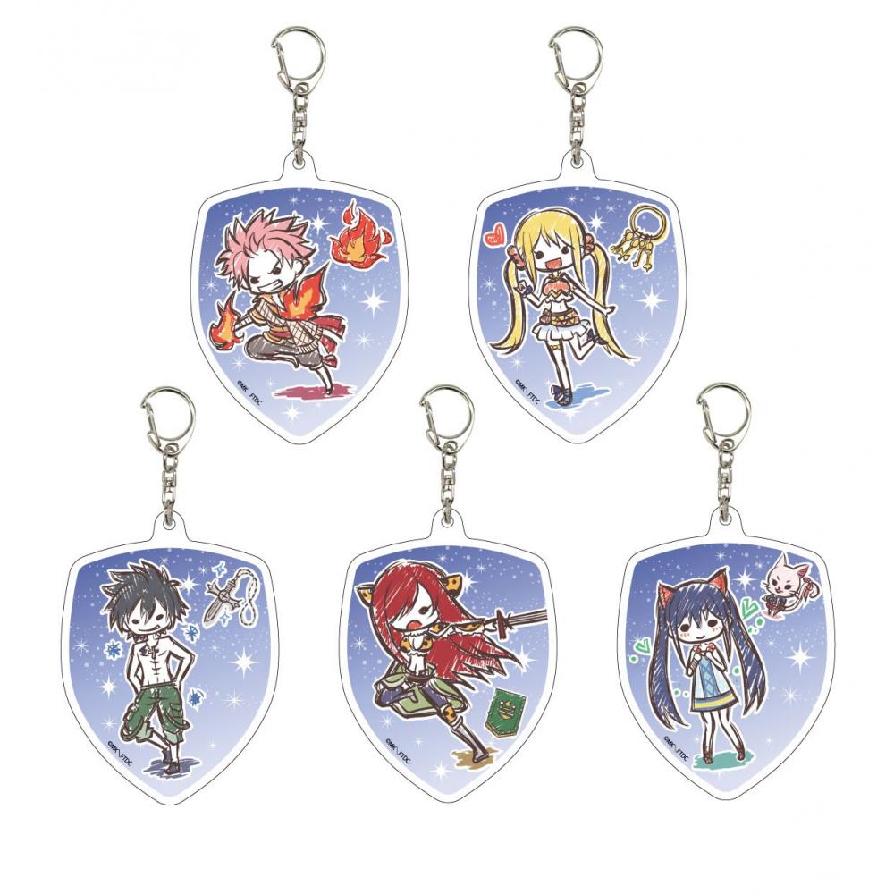 Movie version FAIRY TAIL -DRAGON CRY- 01 Graph art design acrylic key chain BOX