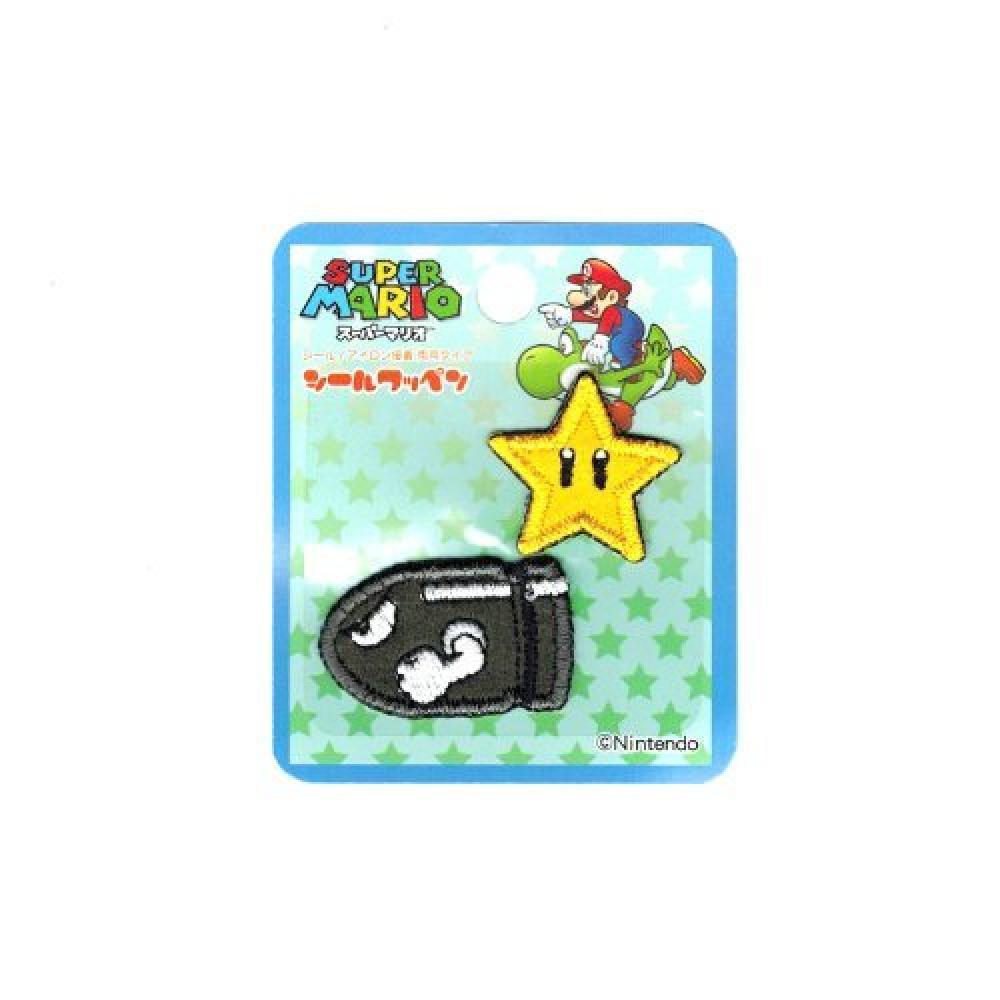 Inagaki clothing Super Mario seal emblem superstar & killer seal and ironing dual MRS011