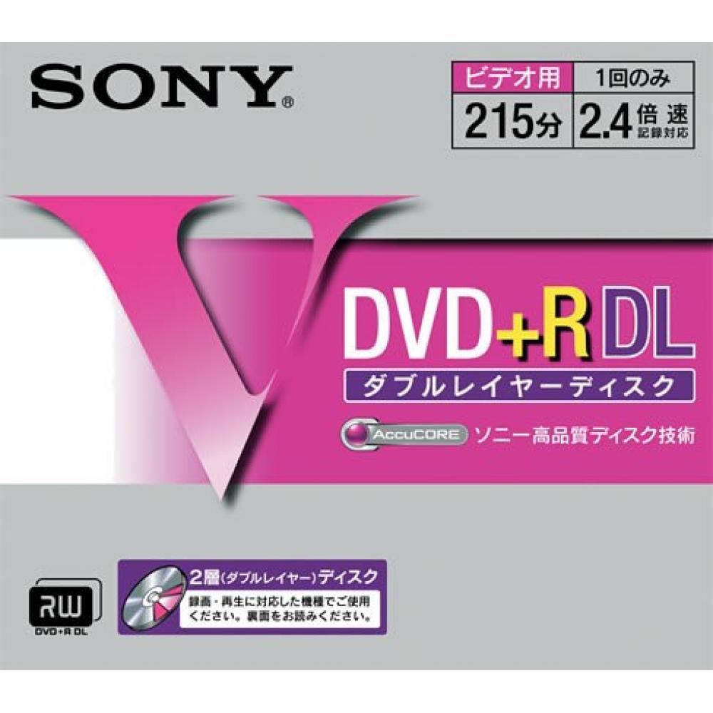 Sony Sony DVD + R DL Recording for 215 Minutes (2.4 Times Fast