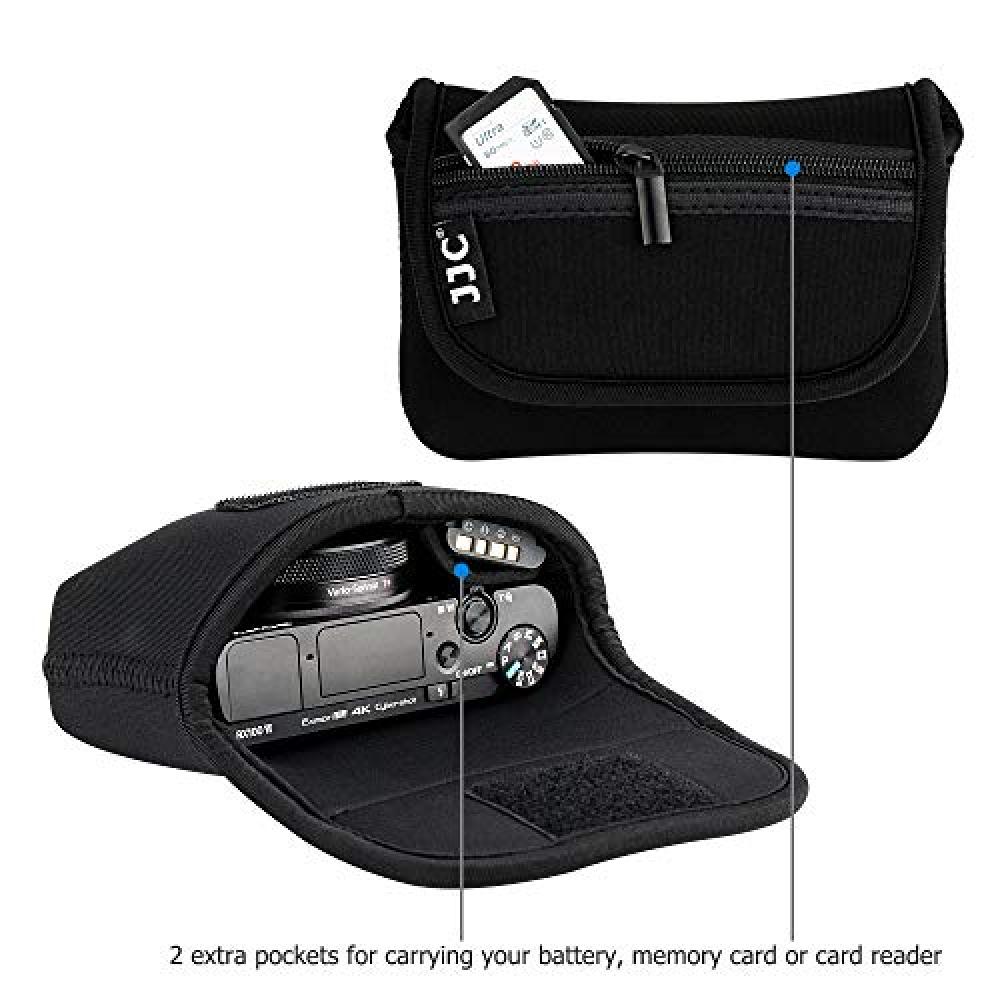 JJC JJC Neoprene Compact Digital Camera Case Travel Pouch for Sony ZV1