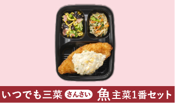 いつでも三菜（さんさい）魚主菜1番セット