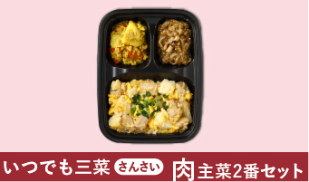 いつでも三菜肉主菜2番セット