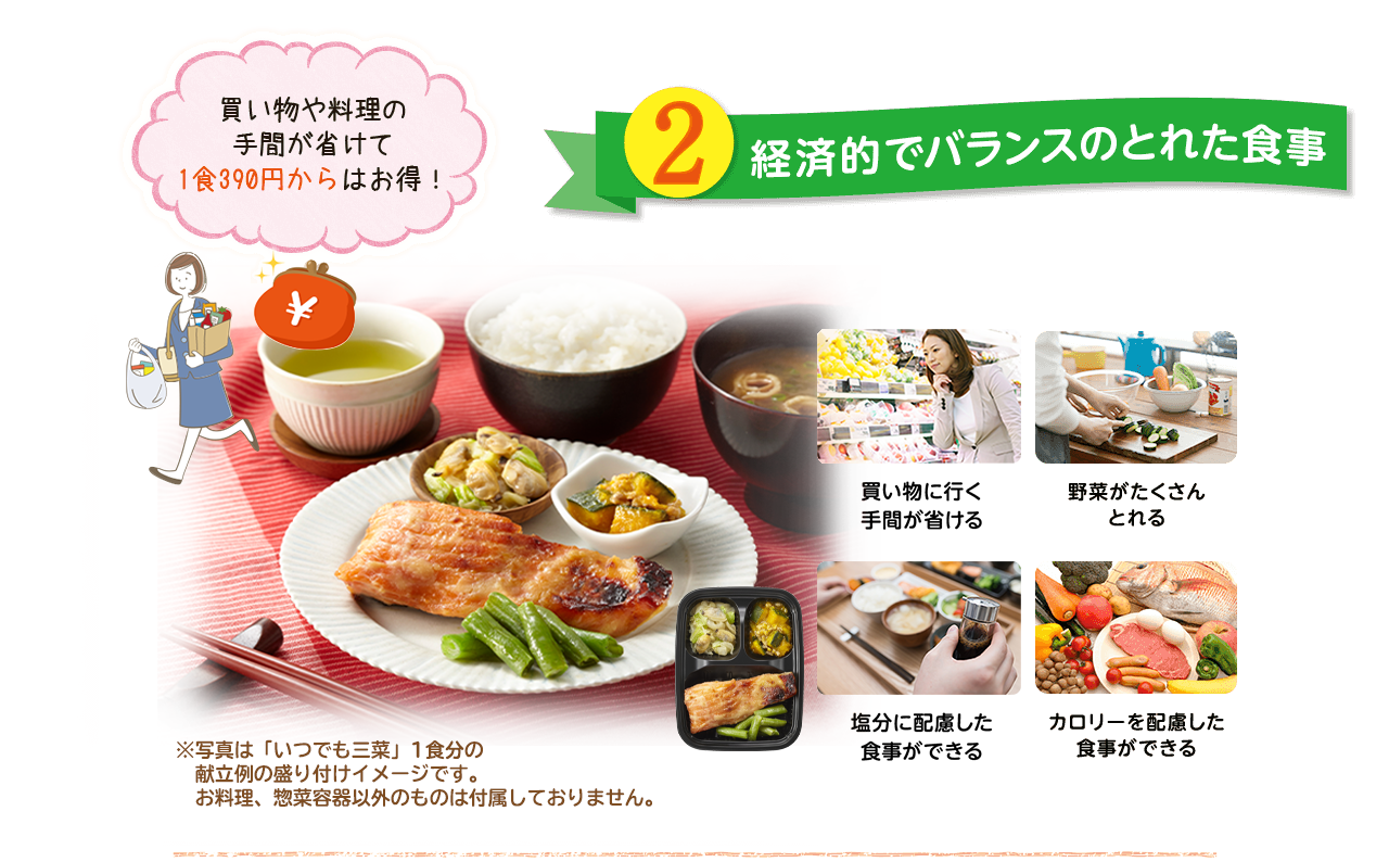 ワタミの宅食が選ばれる理由