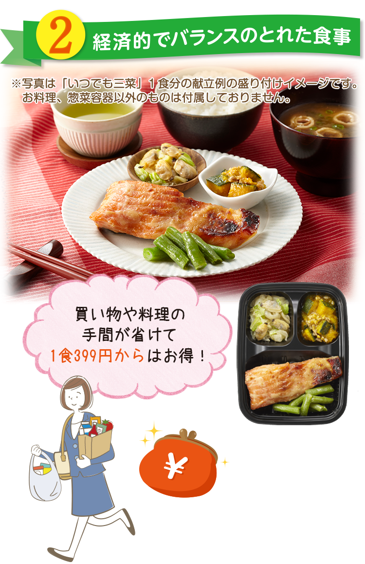 ワタミの宅食が選ばれる理由