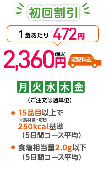 届いたその日に食べたい まごころ手毬 日替わり5日間コース