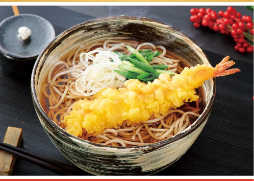 「わたみのおせち」天ぷら蕎麦