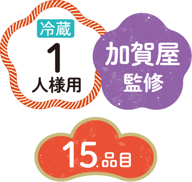 冷蔵人様用1/加賀屋監修/15品目