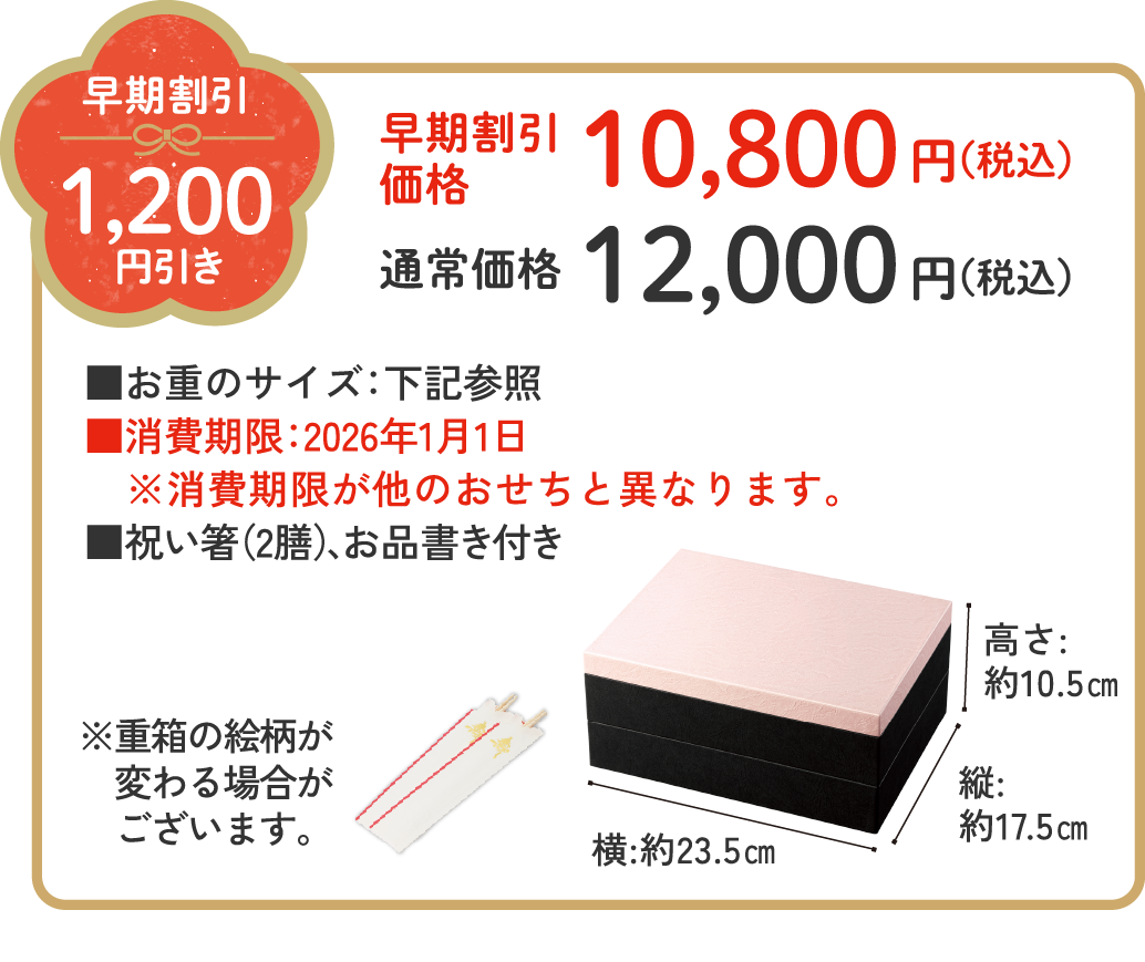 加賀屋監修おせち「わたみのおせち」
